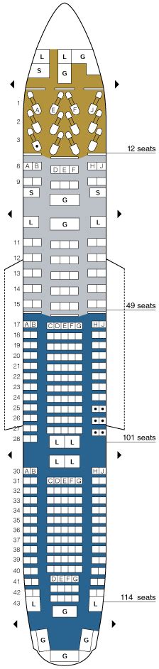 united airlines seat map